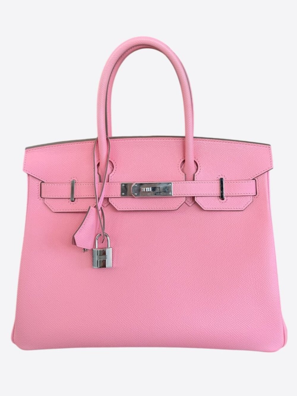 Hermes Bubblegum Pink Epsom & Palladium Hardware Birkin 30